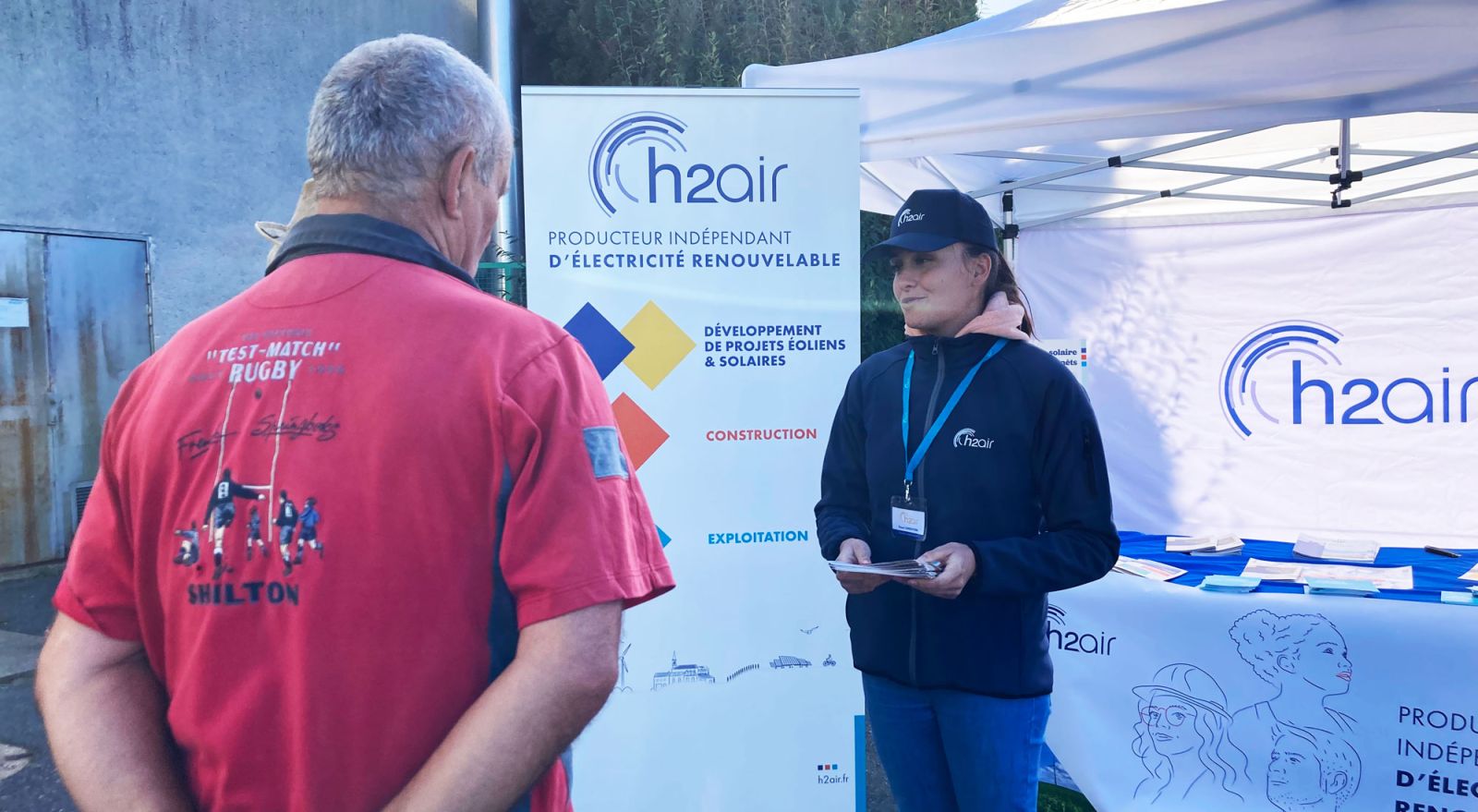Stand H2air à la 23e édition de la Domératoise